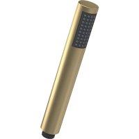 Balterley Easyclean Round Single Function Shower Handset - Brushed Brass in Metallics