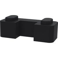 Balterley Wetroom Accessories Screen Support Foot - Satin Black