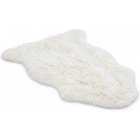 Infinity Leather Genuine Sheepskin Natural Soft Fluffy Real Wool Rug in Ivory | Size: 90 cm x 60 cm
