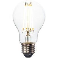 Loops 7W E27 LED Vintage Filament GLS Bulb - Warm White - Dimmable Clear Glass Lamp
