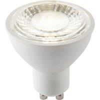 Loops 7W SMD GU10 LED Bulb - Cool White - Dimmable Light Bulb Lamp - Matt White