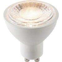Loops 7W SMD GU10 LED Bulb - Warm White - Dimmable Light Bulb Lamp - Matt White