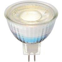 Loops 7W MR16 LED GU5.3 Bulb - 3000k Warm White Temperature - Clear Glass LED Lamp