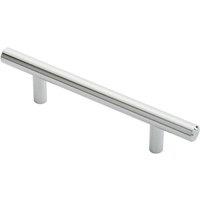 Loops Round T Bar Cabinet Pull Handle 156 x 12mm 96mm Fixing Centres Chrome