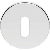 Loops 51mm Standard Key Profile Round Escutcheon Concealed Fix Polished Chrome