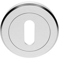 Loops 51mm Lock Profile Escutcheon Chamfered Edge Concealed Fix Satin Chrome