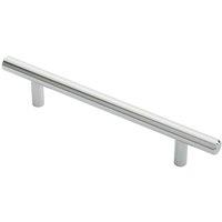 Loops Round T Bar Cabinet Pull Handle 188 x 12mm 128mm Fixing Centres Chrome
