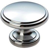 Loops Ring Domed Cupboard Door Knob 38.5mm Diameter Polished Chrome Cabinet Handle
