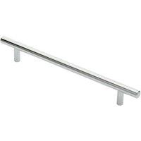 Loops Round T Bar Cabinet Pull Handle 252 x 12mm 192mm Fixing Centres Chrome