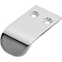 Loops Semi Concealed Cabinet Finger Pull Handle 12mm Fixing Centres Polished Chrome