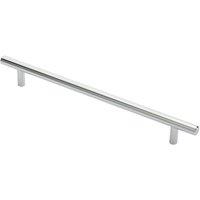Loops Round T Bar Cabinet Pull Handle 284 x 12mm 224mm Fixing Centres Chrome