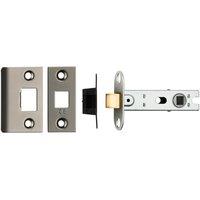 Loops 76mm Tubular Mortice Door Latch Bolt Through Square Forends Matt Bronze