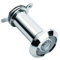 Loops External Door Peephole Plastic Lens 180 Degree Viewing Angle Polished Chrome