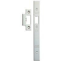 Loops Forend Strike & Fixing Pack Suitable for DIN Security Latch Bright Steel in Metallics