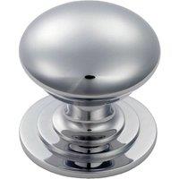 Loops Victorian Round Cupboard Door Knob 25mm Dia Polished Chrome Cabinet Handle