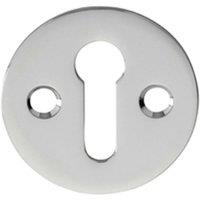Loops 31mm Keyhole Profile Round Escutcheon 18mm Fixing Centres Polished Chrome