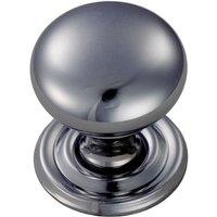 Loops Round Victorian Cupboard Door Knob 32mm Dia Polished Chrome Cabinet Handle