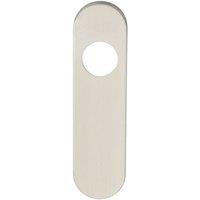 Loops PAIR Radius Lock Latch Plate Cover 170 x 45 x 8mm Satin Stainless Steel in Metallics