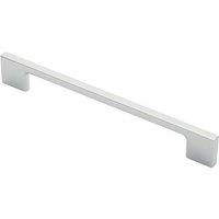 Loops Slim D Shape Pull Handle 190 x 7mm 160mm Fixing Centres Polished Chrome