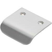 Loops Semi Concealed Cabinet Finger Pull Handle 29mm Fixing Centres Satin Chrome