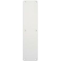Loops Plain Door Finger Plate 350 x 75mm Satin Anodised Aluminium Push Plate