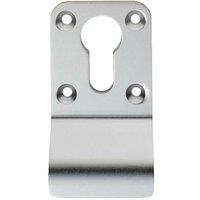 Loops Euro Profile Cylinder Latch Pull Handle 78 x 44mm Satin Adonised Aluminium