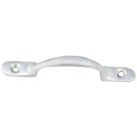 Loops Sash Window Bow Shaped Lift Handle 158 x 12mm 30mm Proj Polished Chrome