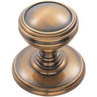 Loops Ringed Tiered Cupboard Door Knob 25mm Diameter Bronze Cabinet Handle
