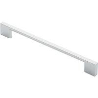 Loops Slim D Shape Pull Handle 220 x 8.5mm 192mm Fixing Centres Polished Chrome