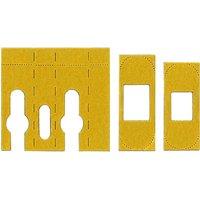Loops Tubular Latch Intumescent Strip Kit For 64/76mm Latches with Strike Plate