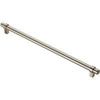 Loops Round T Bar Cabinet Pull Handle 360 x 14mm 320mm Fixing Centres Satin Nickel in Metallics