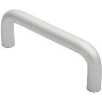 Loops Rounded D Shaped Bar Handle 150mm x 19mm Diameter Satin Anodised Aluminium