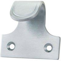 Loops Sash Window Lift Handle 53 x 52mm 33mm Fixing Centres Satin Chrome