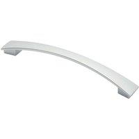 Loops Curved Bow Pull Handle 218.5 x 26mm 192mm Fixing Centres Polished Chrome