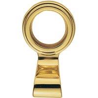 Loops Large Cylinder Latch Pull Night Latch Door Handle 76 x 45mm Polished Brass in Metallics
