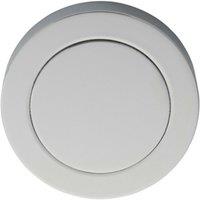 Loops 51mm Polished Chrome Blank Escutcheon Concealed Fix Rose Modern Keyhole Cover