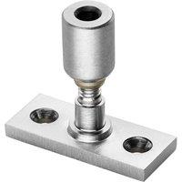 Loops Locking Casement Window Stay Pin 28.5mm Fixing Centres Satin Chrome