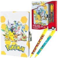Pokemon Diary & Ballpens Set