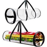 Deco Express Wrapping Paper Storage Bag 2279cm in Clear