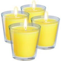 Deco Express Citronella Candles 30 Hours Pack of 4