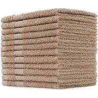 CityComfort Pack Of 12 Towels in Brown