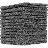 CityComfort Pack Of 12 Towels in Grey