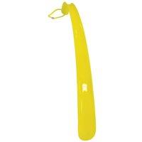 Loops Yellow Plastic Shoe Horn - 40cm Long Shoe Remover Tool - Handheld Disability Aid