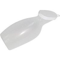 Loops Female Portable Urinal with Lid - Re-usable & Easy to Clean - 1 Litre Capacity
