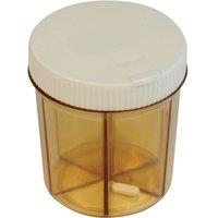 Loops Extra Large Pill Dispenser - Multiple Compartment Tablet Bottle - Flip Top Lid