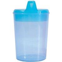 Loops Blue Drinking Sippy Cup - Two Spouts - Blended Foods & Liquids - Dishwashable
