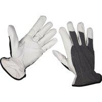 Loops PAIR PREMIUM Cool Hide Gloves - Extra Large - Full Grain Cowhide - Breathable
