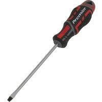 Loops PREMIUM Slotted 4 x 100mm Screwdriver - Ergonomic Soft Grip - Magnetic Tip
