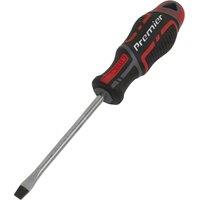 Loops PREMIUM Slotted 6 x 100mm Screwdriver - Ergonomic Soft Grip - Magnetic Tip