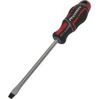 Loops PREMIUM Slotted 8 x 150mm Screwdriver - Ergonomic Soft Grip - Magnetic Tip